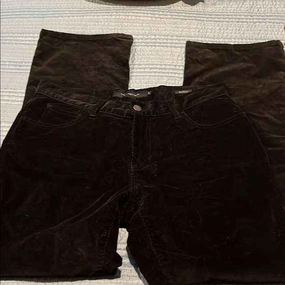 Calvin Klein Jeans Pants - Calvin Klein Black Flare Pants Luxurious Velvet